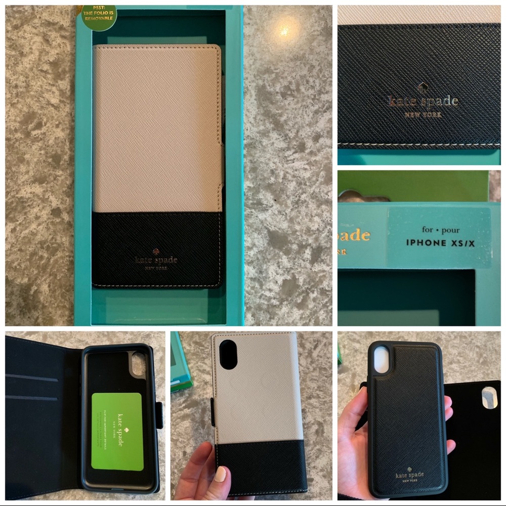 Kate Spade Folio Case for iPhone XS/X